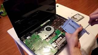 Установка SSD в ноутбук ASUS X541S