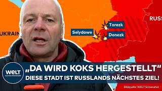 UKRAINE-KRIEG: Ostfront in Donezk droht Durchbruch! Stahl-Stadt Udatschne gerät in Putins Visier