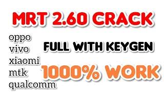 MRT Crack V2.60 With Keygen 100% work FREE... tool crack 2020