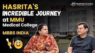 MBBS Admission Process 2024  Hasrita's Positive Experience with Medipedia | MBBS in India | MMU