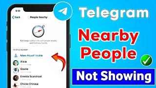 Fixed Telegram People Nearby Not Showing | Telegram People Nearby Option Not Showing