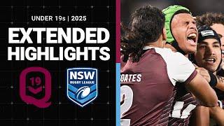 2025 State of Origin Under 19s | Extended Highlights | Queensland v New South Wales
