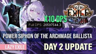 [PoE 3.26] Power Siphon Ballista is the BEST totem build this league with this setup | Day 2 Update