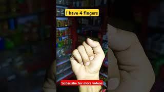I have 4 finger #cute #finger #fingerstyle #fingerboard