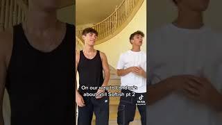 Bryce hall and Josh richards making a disstrack softish part 2 for Landon Barker #shorts #tiktok