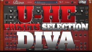 U-HE Diva 252 ️308 presets selection [Factory Sound Bank - Sons Usine]