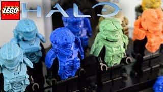 Unboxing Custom LEGO HALO NOBLE TEAM Armor sets from Handmade Armory