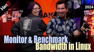 Monitor and Benchmark Bandwidth in Linux - Hak5 2024