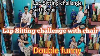 Lap sitting challenge with chair//বাংলা ফানি ভিডিও বরের সাথে।। @swatisdailylifestyle