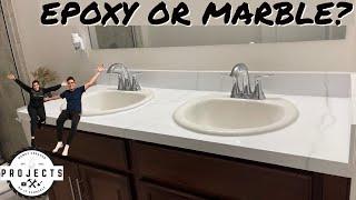 DIY MARBLE COUNTERTOP ON A BUDGET | GIANI EPOXY KIT