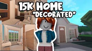 BLOXBURG 15K STARTER HOME *DECORATED* | Starting Over in Welcome to Bloxburg