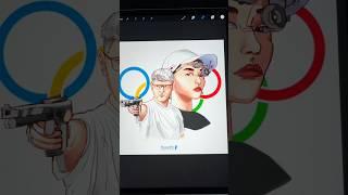 Olympics 2024 art