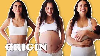 From Bump to Baby - Karin's Pregnancy Time Lapse in 2 Minutes! | Origin