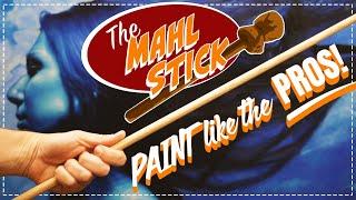 STEADY Your HAND! How To Use A Mahl Stick || Quick Art Tips