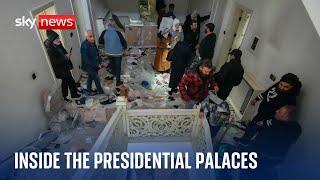 Inside the presidential palaces of Bashar al Assad hours after he fled the country