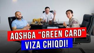 Amerikaga "Green card" viza chiqdi! Elchixonada qanaqa savollar berishdi?