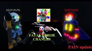 Ink, Error and Fatal Error Sans Showcase! | Showcase | Roblox Undertale: Timeline Collapse