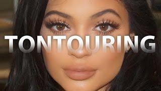 TONTOURING TUTORIAL!  (CONTOURING WITH FAKE TAN!) I KID YOU NOT!