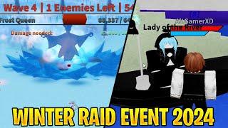 NEW WINTER RAID EVENT 2024! | Boku No Roblox