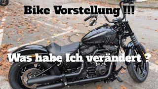 Erste Veränderungen !!! Harley -Davidson Street Bob 114