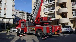 Ascoli Piceno. Simulazione Vigili del fuoco incendio grattacielo