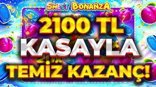 SWEET BONANZA KÜÇÜK KASA | 2100 TL KASAYLA REKOR ÖDEME SLOT OYUNLARI TAKTİK VURGUN 