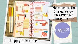 SKINNY CLASSIC | Happy Planner | Monochromatic week continued