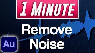 How to Remove Background Noise Tutorial | Adobe Audition 2021