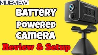 MUBVIEW Battery Security Camera Review | ZS-GX7S