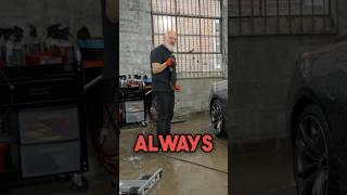 Tip when using a pressure washer!