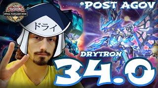 DRYTRON 34.0  POST AGOV - YuGiOh Sneak Peak Top Deck Profile October 2023