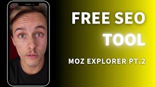 FREE SEO TOOL: How to Find Keywords from Competitors (MOZ Explorer)