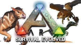 ARK: Survival Evolved Ragnarok Застройка пещеры двумя трайбами (  Live Stream)