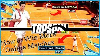 Top 500 Ranked TopSpin 2K25 Player vs Player Gameplay | Gameplay Tutorial | World Tour