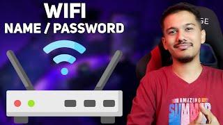 How to Change Wifi Password & Name of Any Router [Mobile+PC]