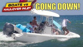 He Is Going Down! | Boats vs Haulover Inlet