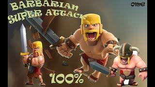 OMG  SUPER ATTACK THE GREAT BARBARIAN