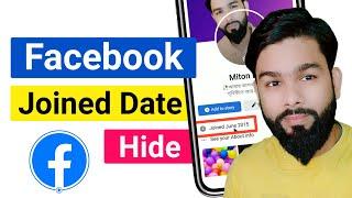 How To Hide Joined Date on Facebook Account || Facebook join date hide 2022