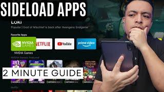 How To Sideload Apps into Nvidia Shield: Two minute setup