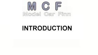 Modelcar Finn channel introduction