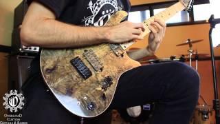 Overload Guitars & Basses - custom REA 7 - Animals as Leader :CAFO cover TAPPING part 2