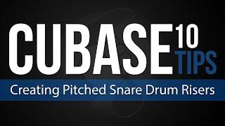 Cubase Tips - How To Create Pitched Snare Drum Risers 