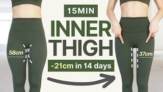 Lose Inner Thigh Fat in 14 Days (100% Visible Result) | No Jump home workout