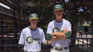 Carroll's Jacob Ensz, McCae Allen named to 2016 Wichita Eagle/VarsityKansas.com All-Metro baseball