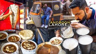 Phajjay ke Paye or Fiqay ki Lassi Androon Lahore | Syrian Shawarma in Islamabad Pakistan Street Food