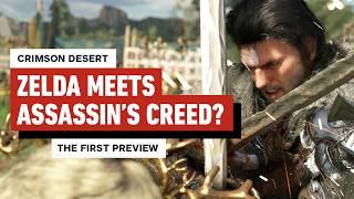 Crimson Desert Echoes Zelda and Assassin's Creed With Its Action-Packed Open World