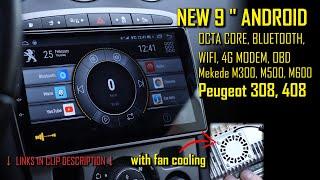 New Android Unit for Peugeot 308: Mekede M300 7862C (with fan for cooling) GPS, Bluetooth, WiFi