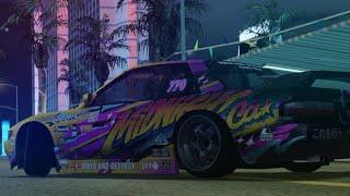 Рисуем Midnight Nissan Silvia S13 | Tsunami Picnic 2020 | Drift Paradise MTA