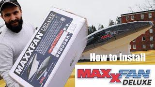 HOW TO INSTALL MAXXAIR FAN DELUXE! II Episod 3 campervan conversion