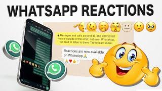 Whatsapp Reaction Update  How to React on Whatsapp Message ? Whatsapp New Features